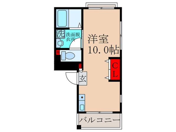 パ－クコ－ト原町の物件間取画像